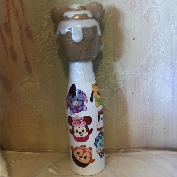 Disney Munchling Water Bottle & Cinnamon Mickey Topper NWOT - Picture 5 of 14